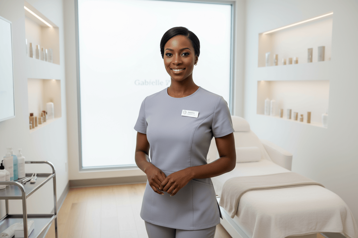 black felame esthetician
